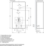 Elektronischer Durchlauferhitzer VED E 24/8 24kW 400V mit Digitalanzeige und stufenlos einstellbarer Temperatur 0010023779
