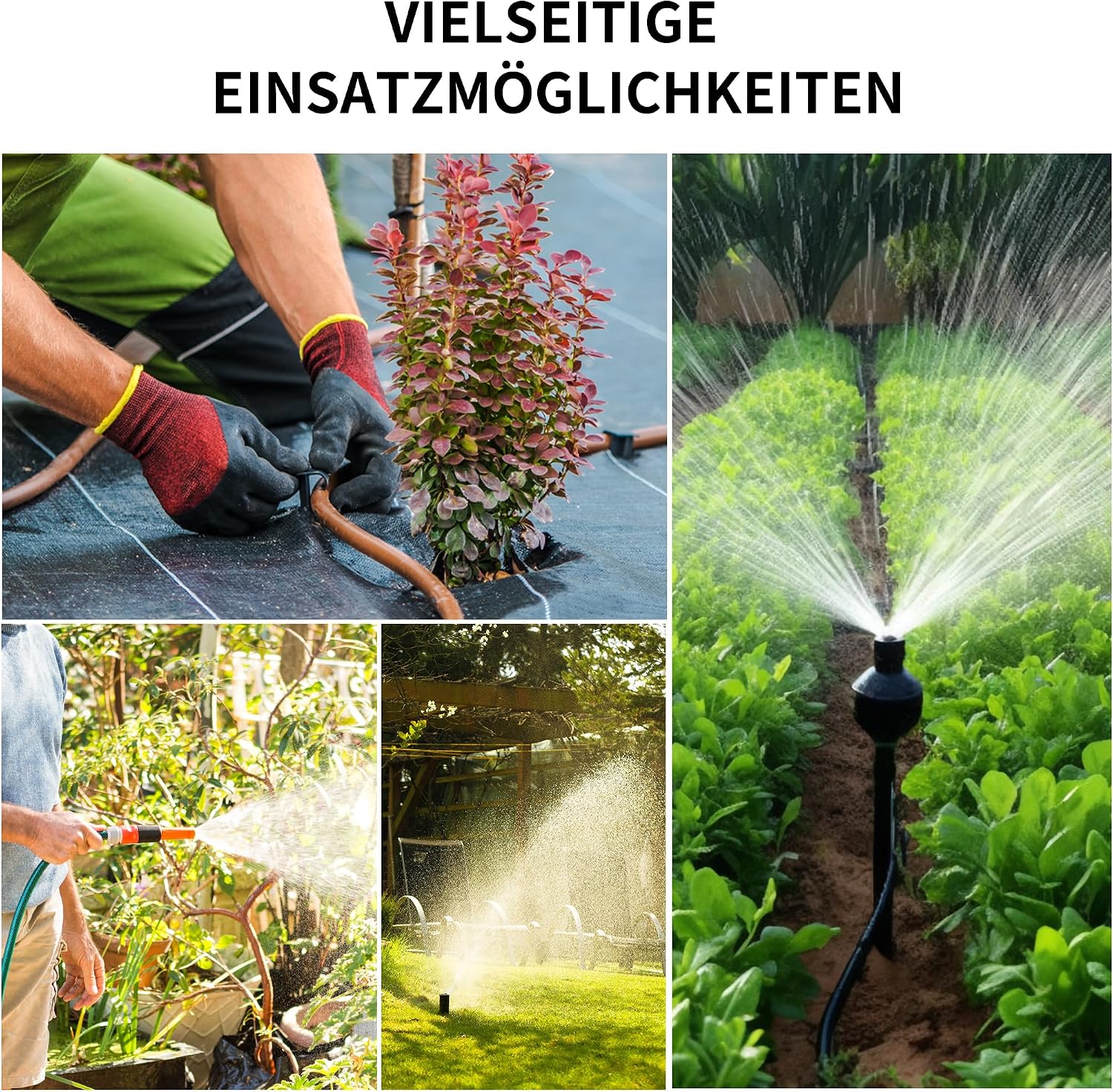Gartenpumpe mit LCD Display 5HMP1300S1-AC 1300W 6000 l/h Förderleistung 60 m Förderhöhe Edelstahl Gehäuse