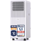 Mobile Klimaanlage A027C-09C 9000 BTU mit Abluftschlauch 3-in-1 Klimagerät für Räume bis 33 m² 24H Timer Fernbedienung R-290