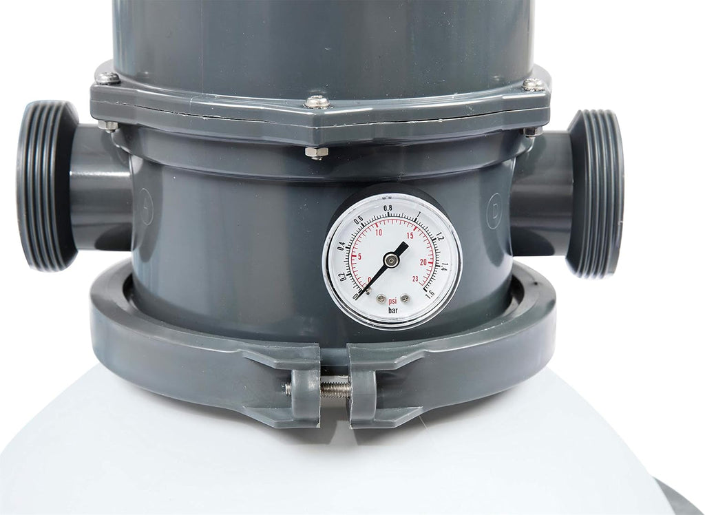 Sandfilteranlage 58515 für Aufstellpool 3028 l/h Filterleistung 220V mit ChemConnect Dosierer und Pool Zubehör
