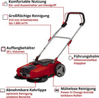 Akku Kehrmaschine TE-SW 18/610 Li-Solo Power X-Change 18V Li-Ion 61cm Kehrbreite 20L Schmutzbehälter