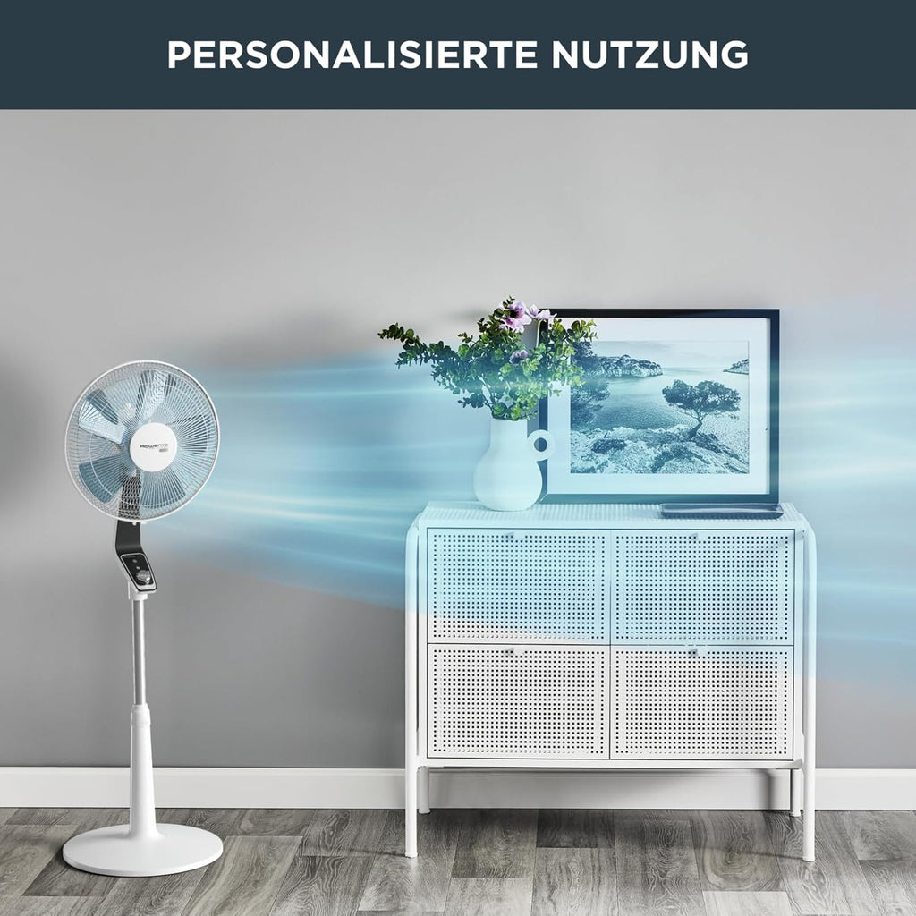 Standventilator VU5640 Turbo Silence Extreme 45 dB 72 m³/min Luftstrom 4 Geschwindigkeiten 120° Oszillation höhenverstellbar