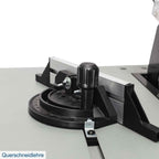 Tischkreissäge HS100S 2000W 230V mit 250mm Sägeblatt Schnitthöhe 85mm Tischverbreiterungen Untergestell