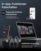 Knochenschall Open-Ear Kopfhörer S820 Bluetooth 5.3 Sport IP55 12 Std Wiedergabe USB-C Schnellladung Mikrofon