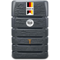 Regenwassertank 510 Liter Slim Stone Design Regentonne Mauertank Wandtank Kunststoff Graphite Grey