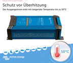 Batterieladegerät 12V 30A Bluetooth IP22 Schutz 6-Stufen-Ladegerät mit Desulfator und 1 Ausgang