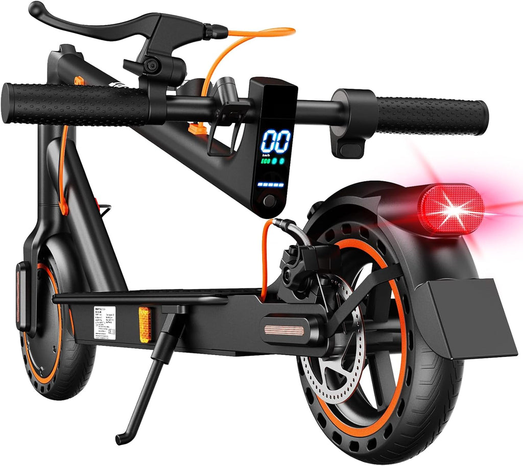 Elektroroller T3-DE mit Bluetooth App 350W Motor 30-35 km Reichweite 8,5 Zoll Wabenreifen Dual Bremssystem ABE