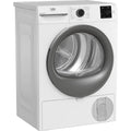 Wärmepumpentrockner BM3T38210W1 8 kg Frontlader mit 15 Programmen Hygiene Trocknen Hygiene Auffrischen Weiß