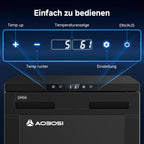Kompressor Kühlbox 83L AAOBOSI 12V 24V Auto Kühlschrank mit APP Steuerung LED Beleuchtung für Wohnmobil LKW Boot Camping