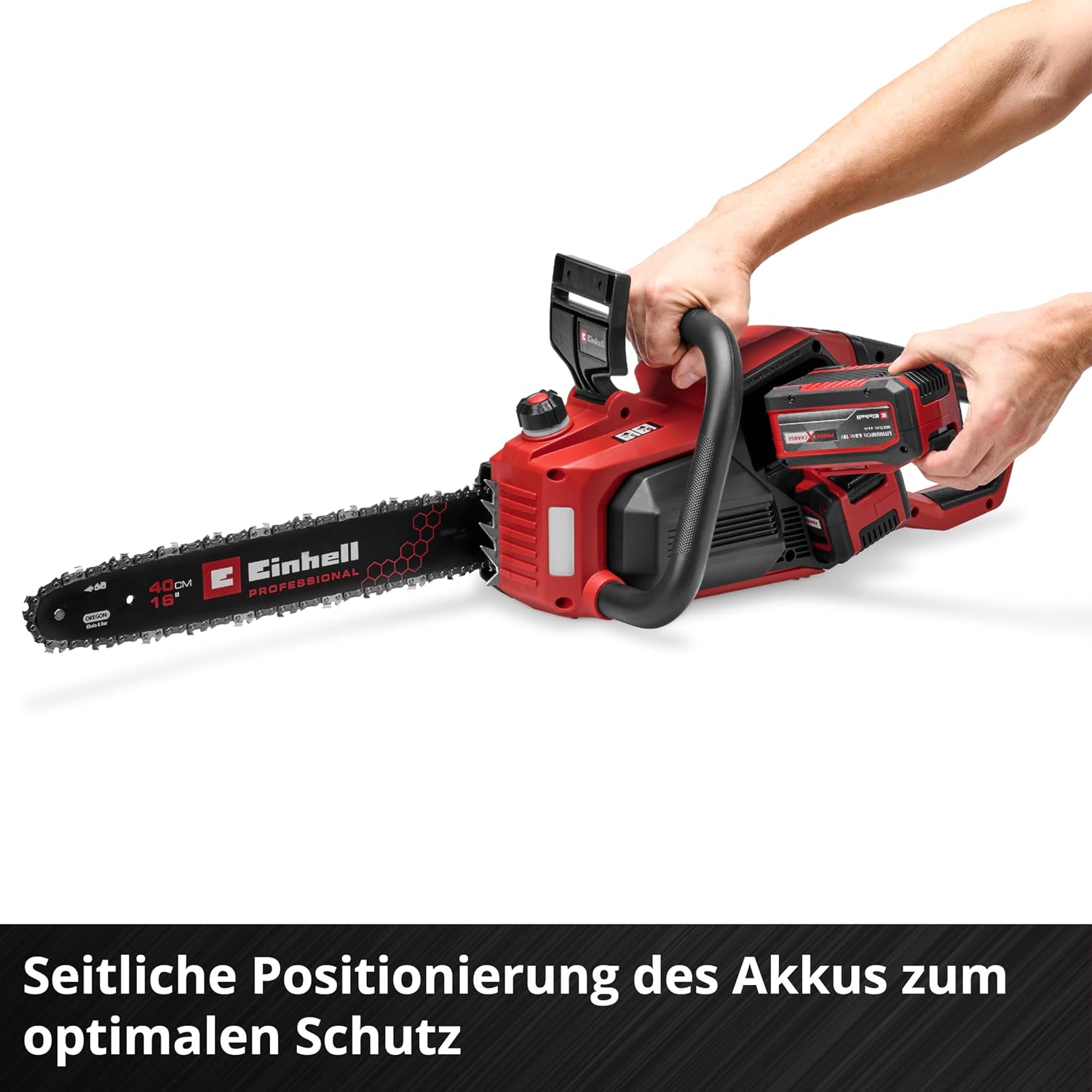 Akku-Kettensäge GP-LC 36/40 Li BL-Solo 36V 38 cm Schnittlänge Brushless 19 m/s automatische Kettenschmierung ohne Akku