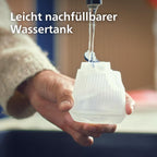 2-in-1 Bügeleisen und Dampfglätter GC213/10 1800W mit 45 g/min Dampfleistung drehbarem Kopf und StyleMat