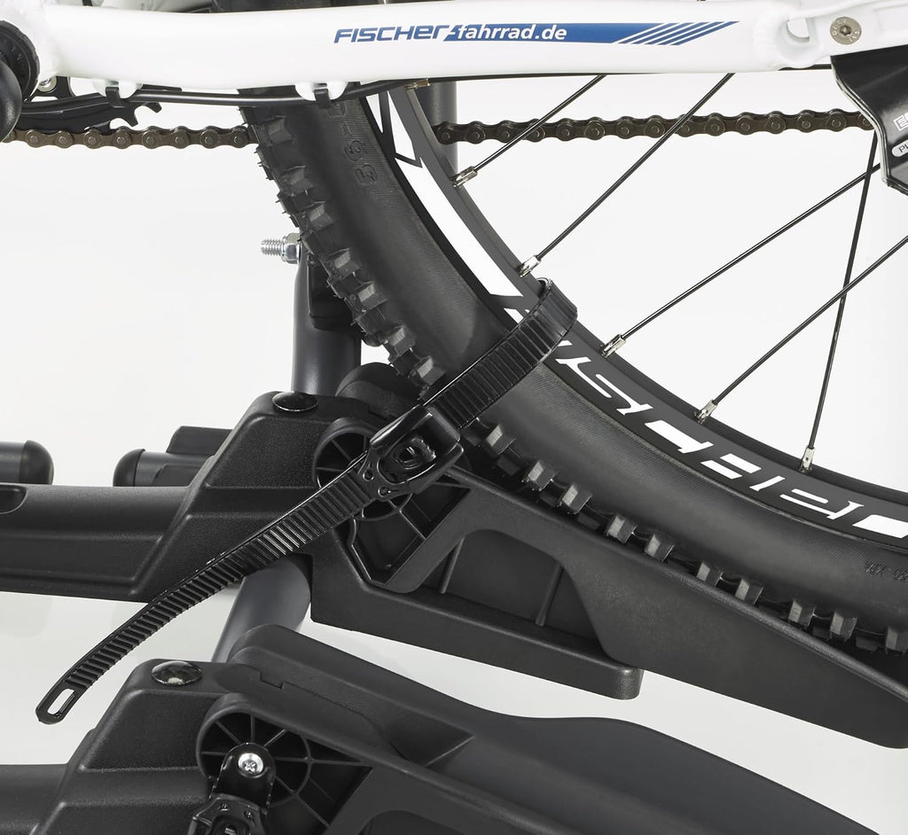Heck Fahrradträger 10444 für 2 Fahrräder 12-29 Zoll bis 45 kg klappbar Stahl Rahmenhalter abschließbar