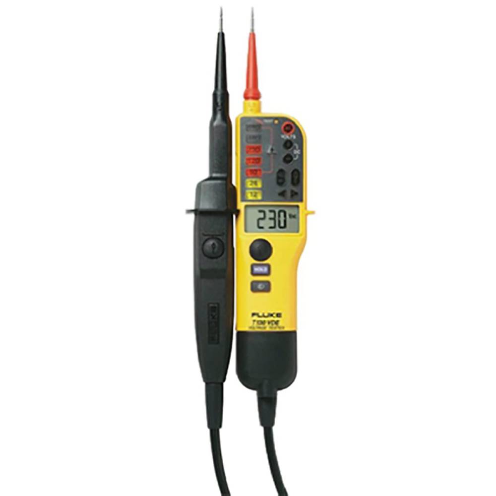 Digitaler Spannungsprüfer T130 VDE-Version mit LCD Anzeige und zuschaltbarer Last CAT IV 600 V CAT III 690 V