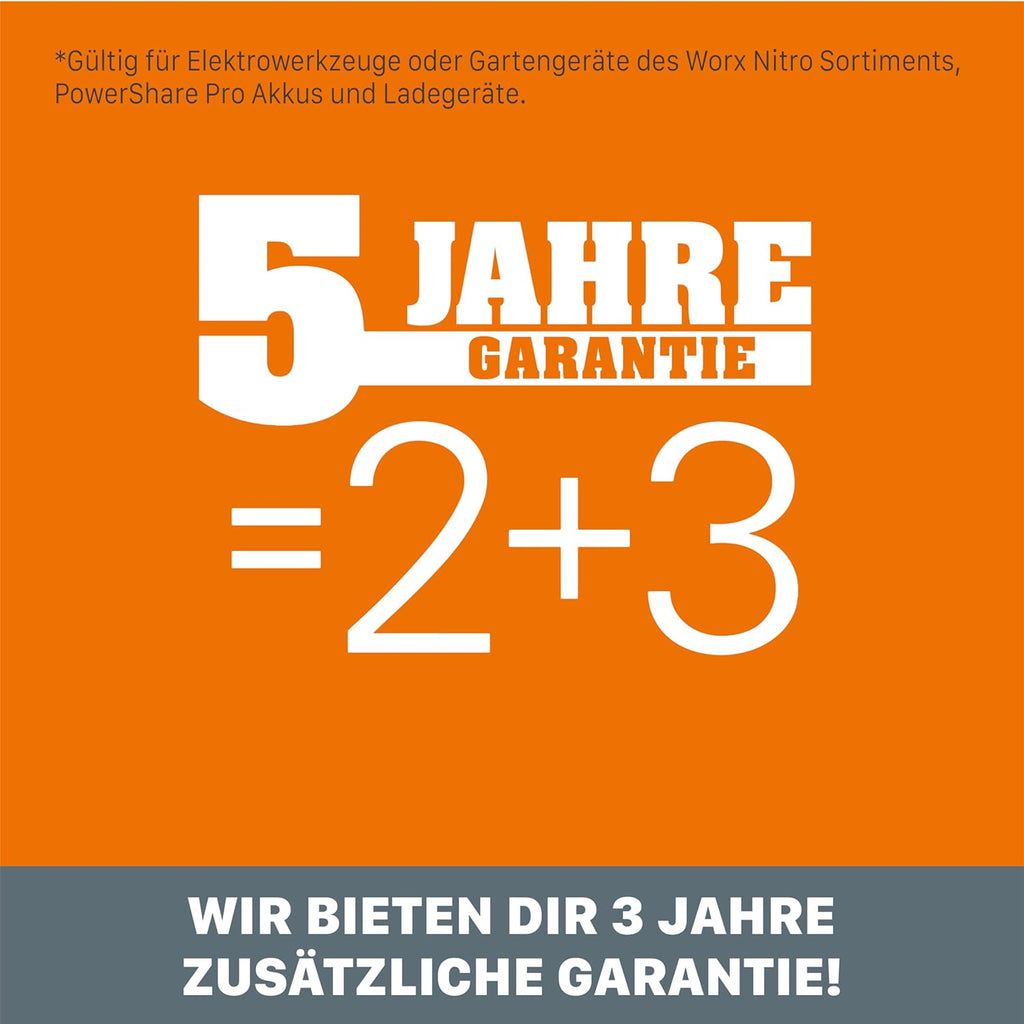 Akku-Hochdruckreiniger WG633E 20V mit 56 Bar Druck 5-in-1 Düse 4Ah Akku Ladegerät und 6m Wasserschlauch