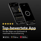 Smart Lock elektronisches Türschloss Pro Bluetooth WLAN Matter Nachrüstbar Fernsteuerung App Steuerung 221147