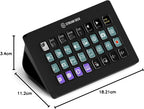 Streaming Controller Stream Deck XL 10GAT9901 mit 32 LCD Makrotasten USB-C für OBS Twitch YouTube Mac und PC