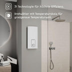 Elektronischer Durchlauferhitzer DHB 18/21/24 kW ST Trend 3i Technologie gradgenaue Temperaturwahl 400V Starkstrom 24 kW 10,7 l/min