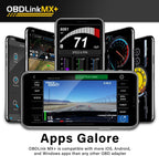 OBD2 Bluetooth Diagnosegerät Fehlercode Ausleser MX+ MX201 iPhone Android Windows Fahrzeugdiagnose Scanner