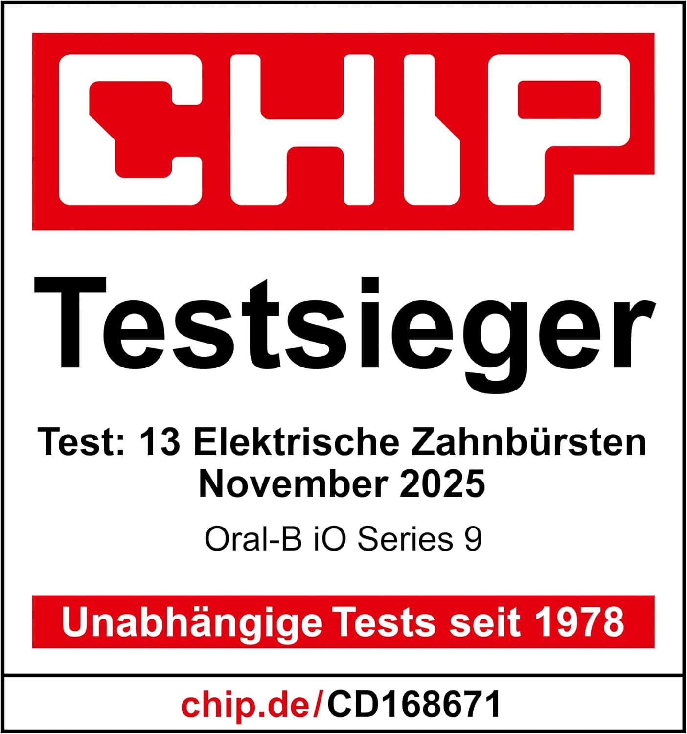 Elektrische Zahnbürste mit Aufsteckbürsten iO Series 9 wiederaufladbar 7 Reinigungsmodi Smart Druckkontrolle Rundbürstenkopf Schwarz