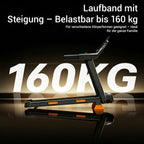 Klappbares Laufband für Zuhause SF20 mit 15% Steigung 12 km/h Geschwindigkeit 3,0 PS Motor LED-Anzeige 160 kg Belastbarkeit