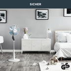 Standventilator VU5640 Turbo Silence Extreme 45 dB 72 m³/min Luftstrom 4 Geschwindigkeiten 120° Oszillation höhenverstellbar