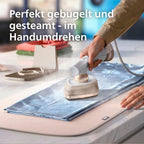 2-in-1 Bügeleisen und Dampfglätter GC213/10 1800W mit 45 g/min Dampfleistung drehbarem Kopf und StyleMat