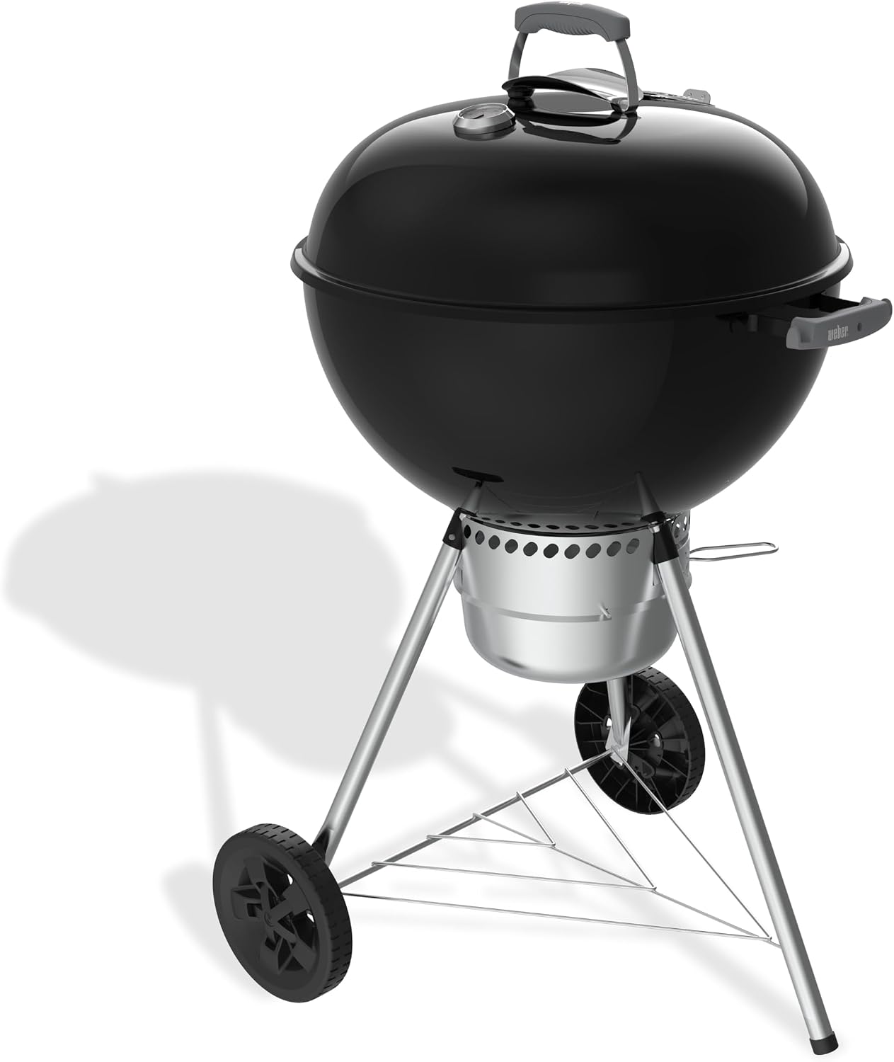 Holzkohlegrill 57 cm Original Kettle Premium mit Stand und Rädern 2342 cm² Grillfläche Deckelthermometer