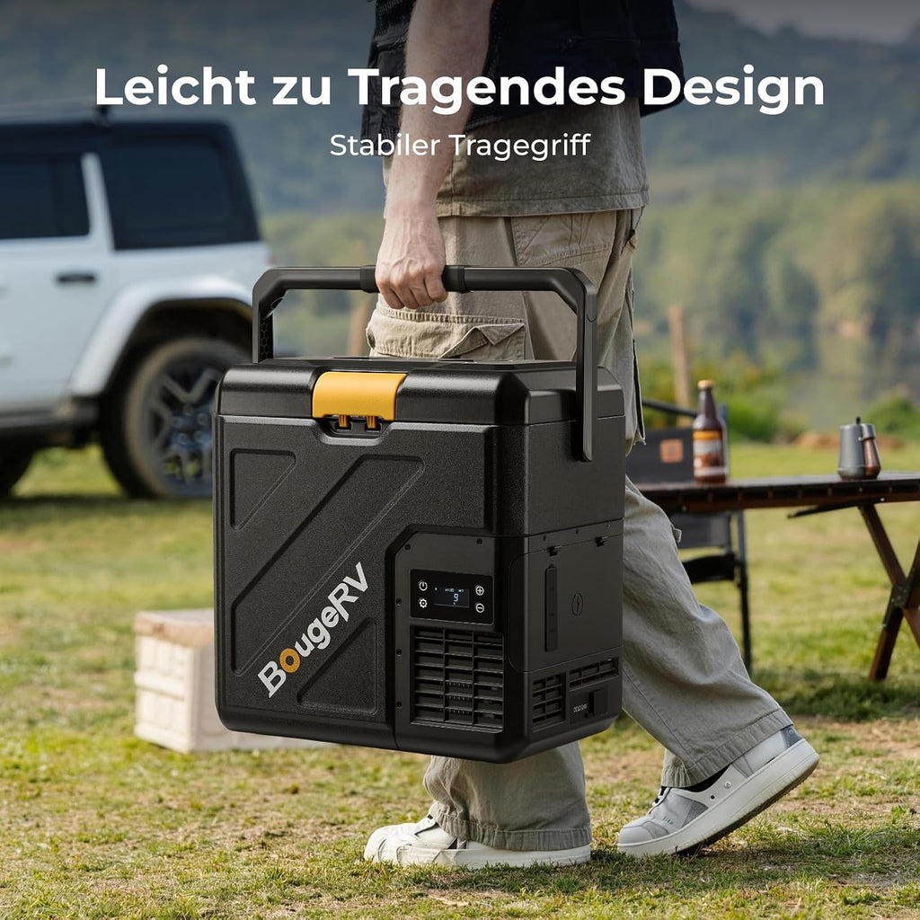 Kompressor Kühlbox CRH20 20L tragbarer Autokühlschrank mit 240Wh Akku 12V 24V 230V App Steuerung IPX4