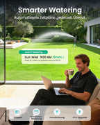 Smart Bewässerungssystem Mehrzonen IrriSense 2 WAW1 App Steuerung Regensensor für Rasenflächen bis 445 m²