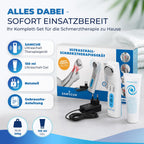 Ultraschalltherapie Gerät 1 MHz mit 3 Intensitätsstufen und Impulsmodus inklusive 150 ml Ultraschallgel