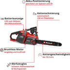 Akku-Kettensäge GP-LC 36/40 Li BL-Solo 36V 38 cm Schnittlänge Brushless 19 m/s automatische Kettenschmierung ohne Akku