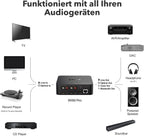 AirPlay 2 und Chromecast Audio Receiver ASR002 WLAN Hi-Res 24 Bit 192 kHz Multiroom Bluetooth Spotify Connect