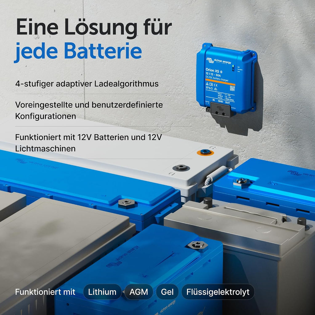 DC-DC Ladegerät Orion XS Smart 12V 12V 50A 700W Batterieladegerät für Wohnmobil Batterie zu Batterie Ladegerät