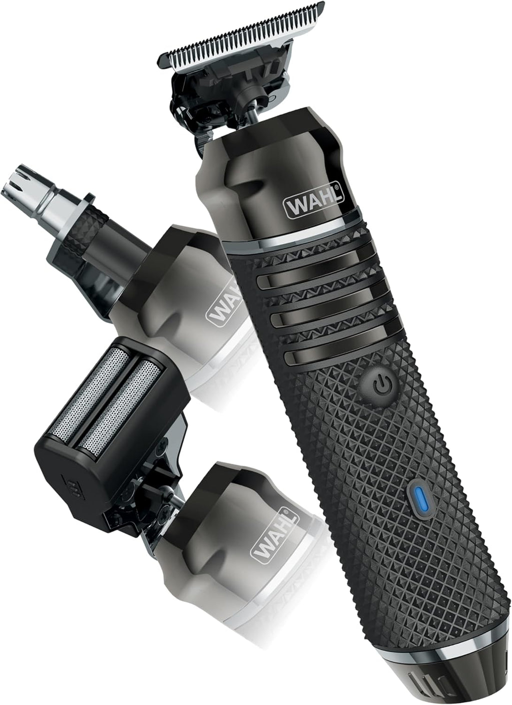 Barttrimmer kabellos Lithium-Ion Pro Series austauschbare Köpfe abwaschbar Metall Schneidsatz präzise Haarschneider