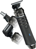 Barttrimmer kabellos Lithium-Ion Pro Series austauschbare Köpfe abwaschbar Metall Schneidsatz präzise Haarschneider