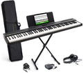 Digital Piano Keyboard 88 Tasten RECITALPLAY mit 480 Sounds USB-MIDI Lautsprechern und Zubehör Set