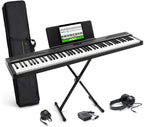 Digital Piano Keyboard 88 Tasten RECITALPLAY mit 480 Sounds USB-MIDI Lautsprechern und Zubehör Set
