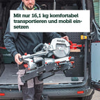 Kapp- und Gehrungssäge KGS 254 M 613254000 254 mm Sägeblatt Zugfunktion Precision Cut Line 1450 W 4500 U/min