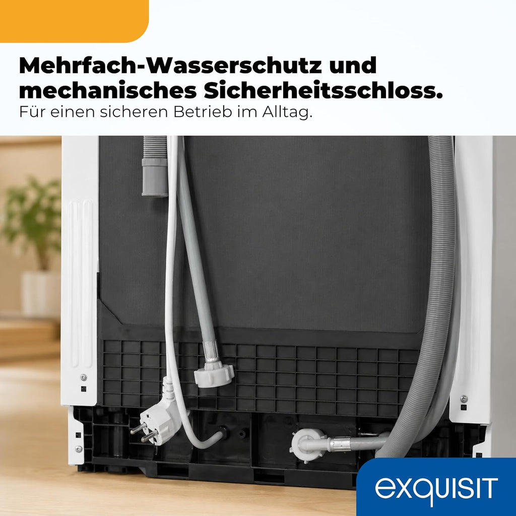 Geschirrspüler 45 cm 9 Maßgedecke GSP9309-030E 7 Programme 49 dB freistehend oder Unterbau weiß