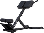 Rückentrainer Hyperextension 600079-00019-0001 verstellbar bis 150 kg mit Beinfixierung und Haltegriffen