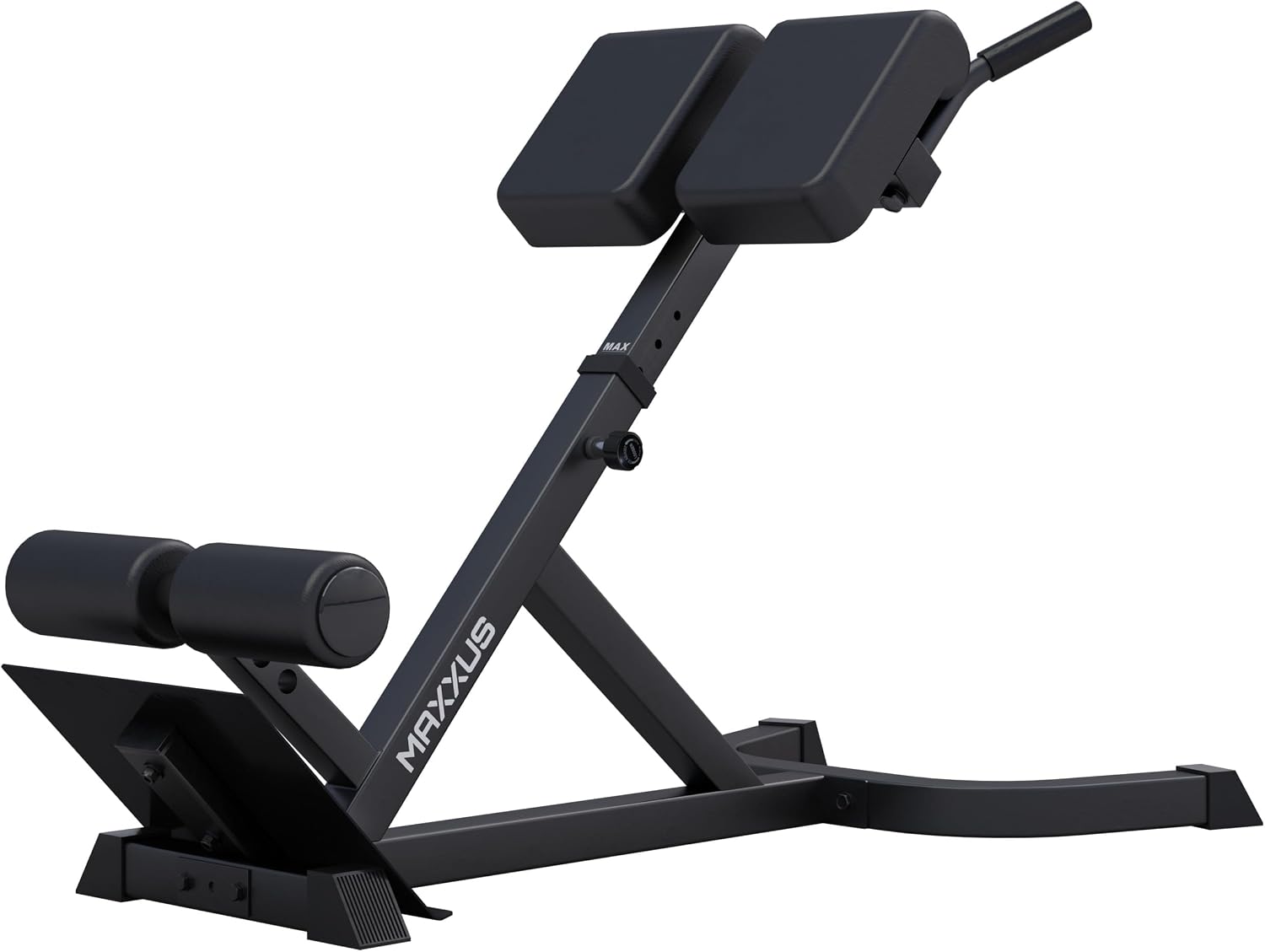 Rückentrainer Hyperextension 600079-00019-0001 verstellbar bis 150 kg mit Beinfixierung und Haltegriffen