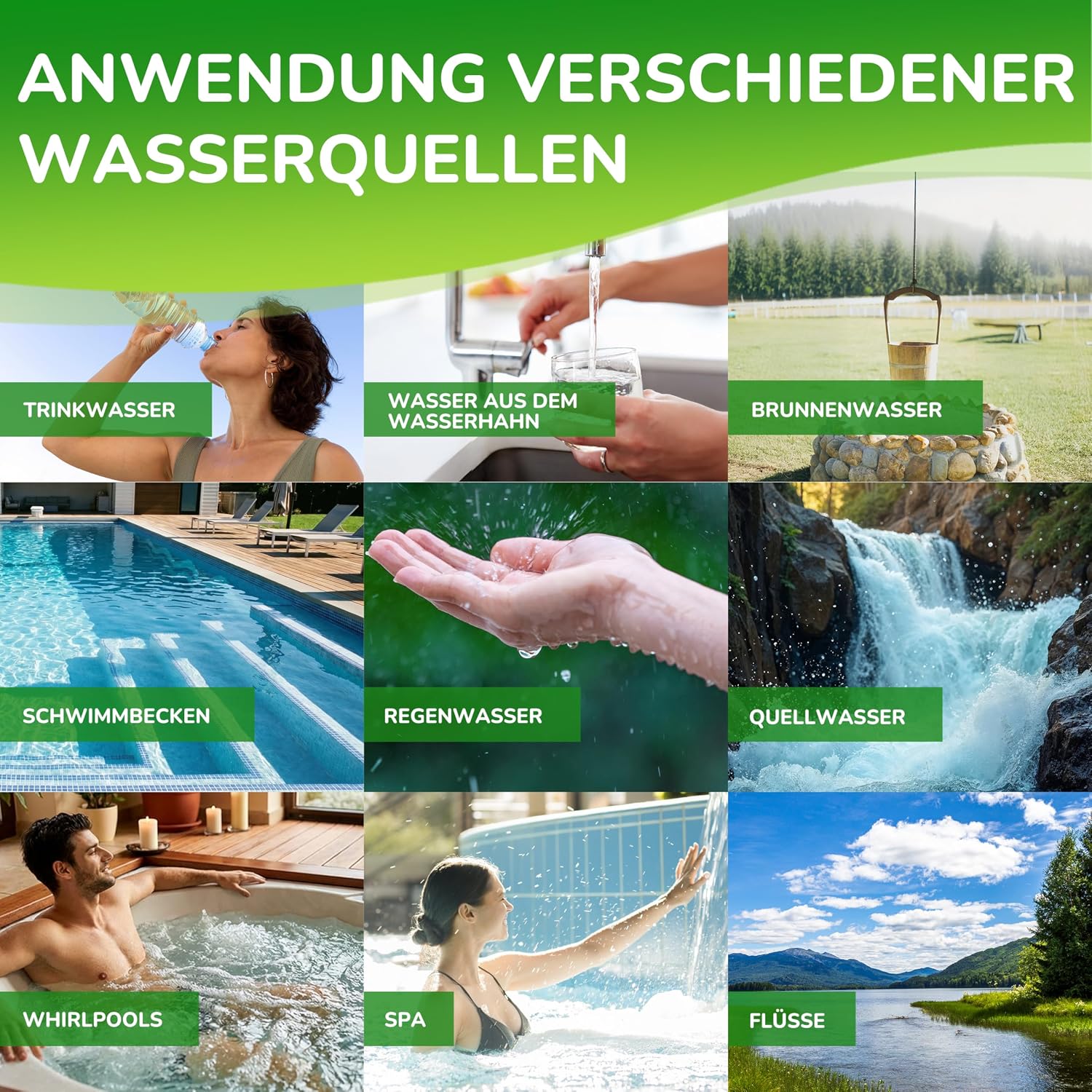 Elektronischer Pooltester PoolLab 2.0 Photometer Wasseranalysegerät mit Bluetooth DPD1 DPD3 pH CYA Alkalinität 170 Testtabletten