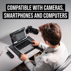 Kabelloses Mikrofon Wireless GO 3rd Gen mit 32-Bit Float Aufnahme 2,4 GHz Übertragung USB-C Anschluss und Ladehub Zubehör