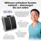 Elektrisches Fußmassagegerät MotionCiser Fit Gehsimulation mit Vibration 10 Stufen Infrarot-Wärme 30–50 °C inkl. Trainingsbänder