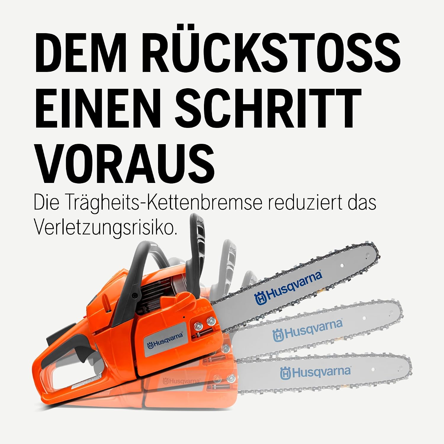 Kettensäge Benzin 120 Mark II 38,2 cc 14 Zoll Schiene H37 Kette X-Torq Motor 1,4 kW 4,85 kg