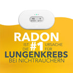 Luftqualitätsmessgerät View Plus Radon Feinstaub CO2 VOC Temperatur Luftfeuchtigkeit Luftdruck Smart Home WiFi