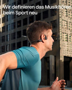 Knochenschall Open-Ear Kopfhörer S820 Bluetooth 5.3 Sport IP55 12 Std Wiedergabe USB-C Schnellladung Mikrofon