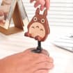 Holz-Tiertelefonständer mit Totoro-, Shiba-Inu- oder Katzen-Design, verstellbar und faltbar, Geschenk für Tierliebhaber