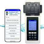 Pool Wasseranalysegerät 2.0 Set 27 Parameter WiFi Bluetooth App Pool Spa Whirlpool Messgerät inkl Koffer Wasserstandsausgleicher