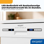 Geschirrspüler 45 cm 9 Maßgedecke GSP9309-030E 7 Programme 49 dB freistehend oder Unterbau weiß